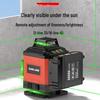 High Precision 12-Line Outdoor Auto-Leveling Green Laser Level with Strong Infrared Light