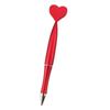12Pcs Valentine'S Day Heart Shape Pens Black Gel Ink Rollerball Pens For Office School Supplies Gift Kids Ballpoint Pens
