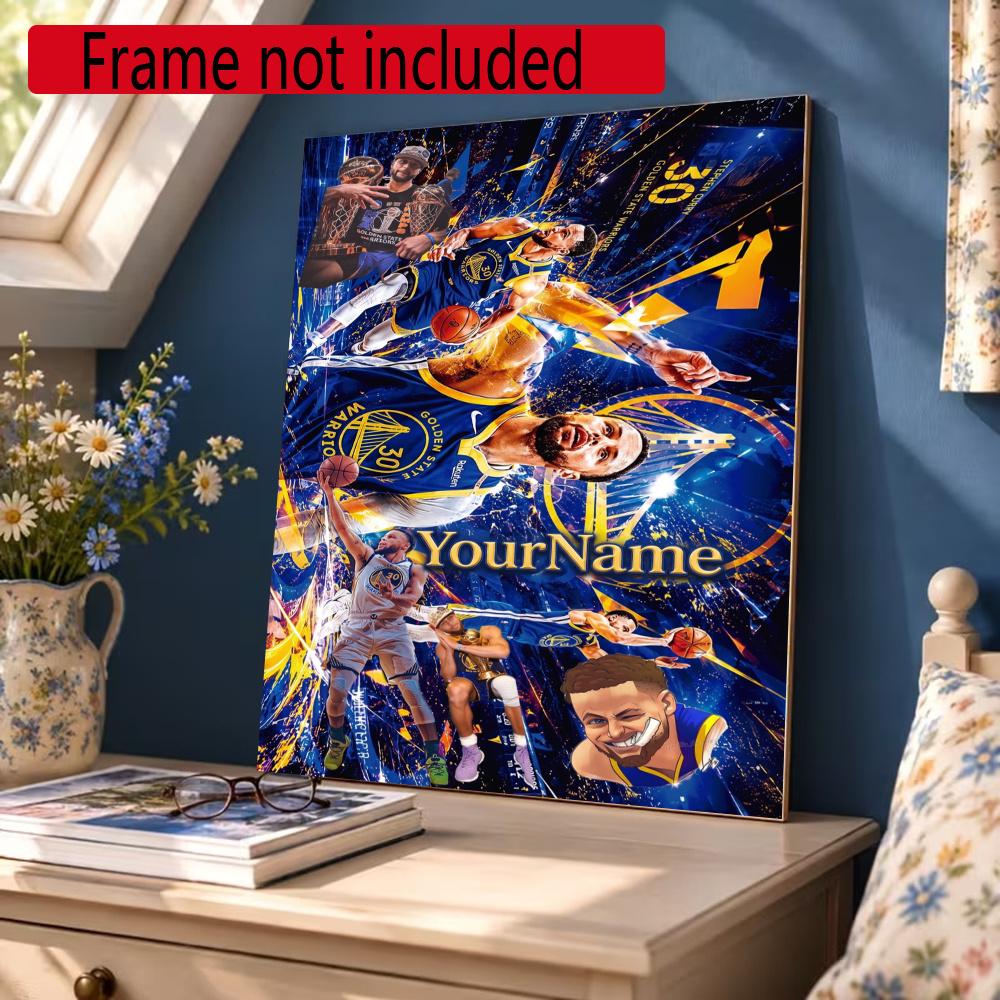 Curry Personalized Text Diamond Painting Round Diamond Mosaic Rhinestones Diamond Embroidery Craft Kit Wall Decor Without Frame