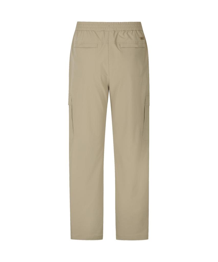 DISCOVERY EXPEDITION Men'S Prevona Woven Training Loose Tapered Cargo Pants (Beige)