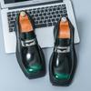 Scarpe di lusso in pelle di alta gamma, senso di alta gamma nel Regno Unito, casual rialzate con suola spessa lucida