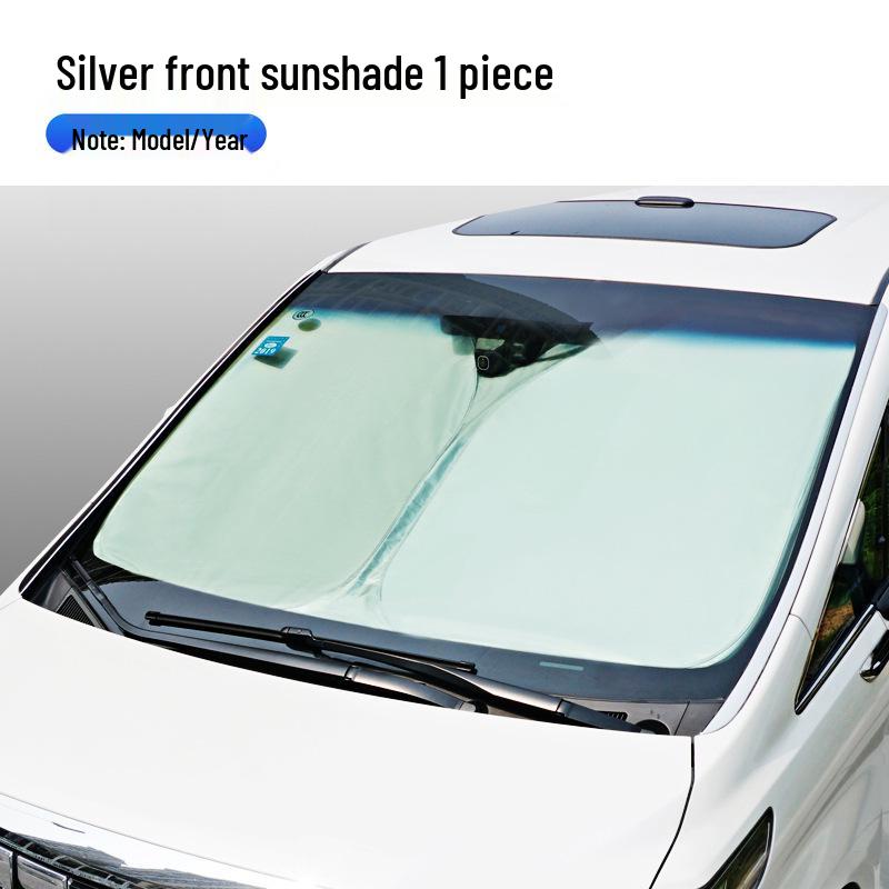 Opaque Car Sunshade Curtain: Side Window Privacy & Heat Insulation for Camping