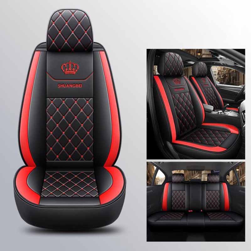 Autokissen PU-Leder-Sitzbezug Fünfsitzer-Auto Vierjahreszeiten-Universal-Vollpaket-Sitzbezug von guter Qualität