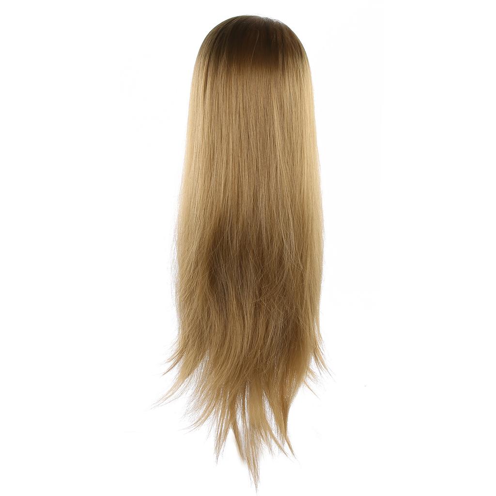 Mannequin Head Practice Manikin Cosmetology Doll Hairstyling Training Head with Hair