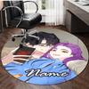 Personalized K-KPop Demon Hunters Round Chair Office Rug - Perfect for Mat, Office Chair & More - Ideal Gift for Birthdays and Holidays