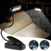 Mini LED Book Light Flexible Reading Table Lamp Portable Clip-On Lamp  Reading