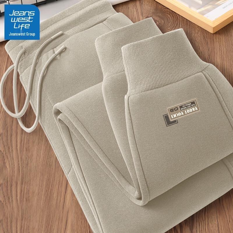 JEANSWEST LIFE Men's 2025 Spring/Autumn Drawstring Joggers