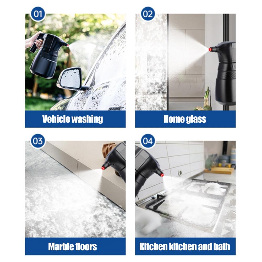 Wireless Car Wash Foam Sprayer High Power 2L Foam Sprayer Home Watering Car Wash