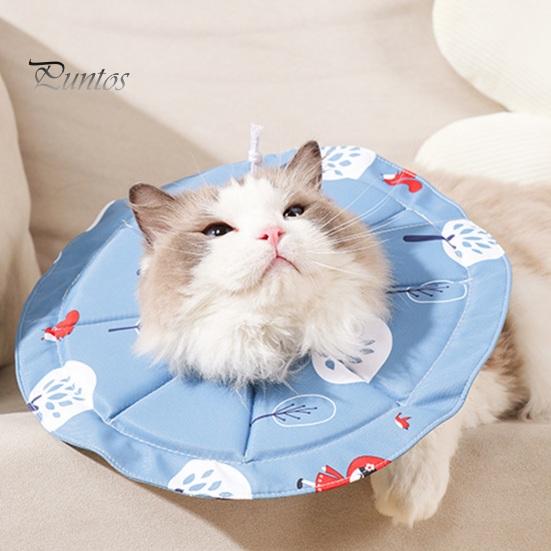 Verstellbares kegelförmiges Haustierhalsband, weich, wasserdicht, Genesungshalsband für Katzen und Kätzchen nach Operationen, Bissschutz, elisabethanisches Halsband für die Fellpflege und das Baden