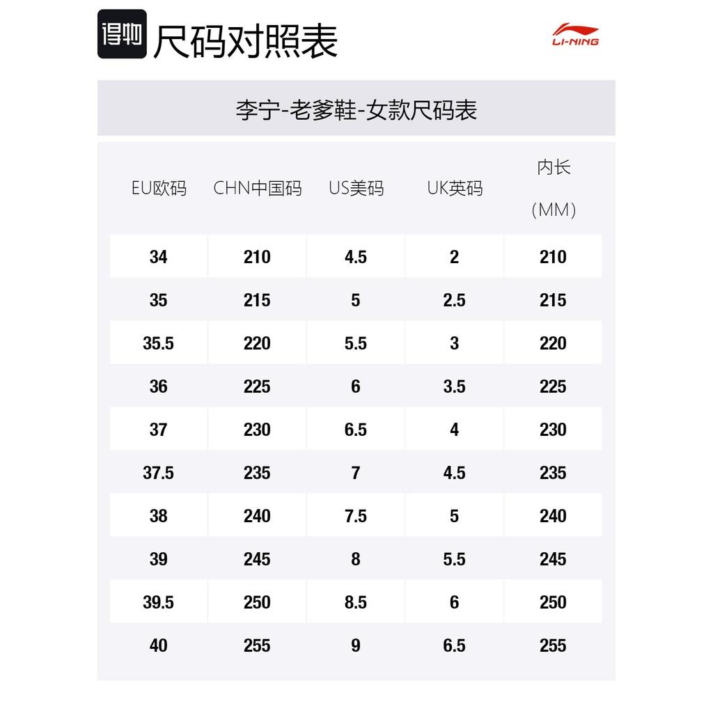 Li Ning Cushioning Slip Resistant Abrasion Resistant Breathable Lightweight Low Top Chunky Sneakers Women's White AGCT424-1
