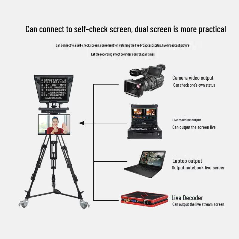 JiaShiYing MS-20 Smart Dual-Screen Teleprompter