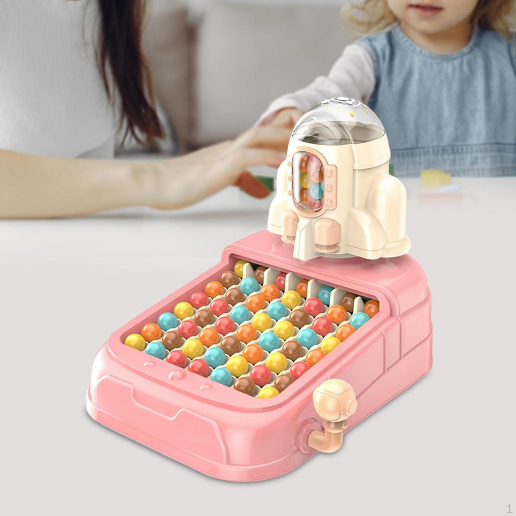 Ball Elimination Game Activity Portable Board for Children Teens Indoor Pink