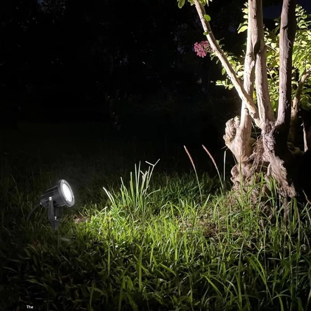 Waterproof Landscape Spike Spotlights 3/5W Aluminium LED Lawn Light High Brightness Energy Saving Yard Spotlight Outdoor Yard