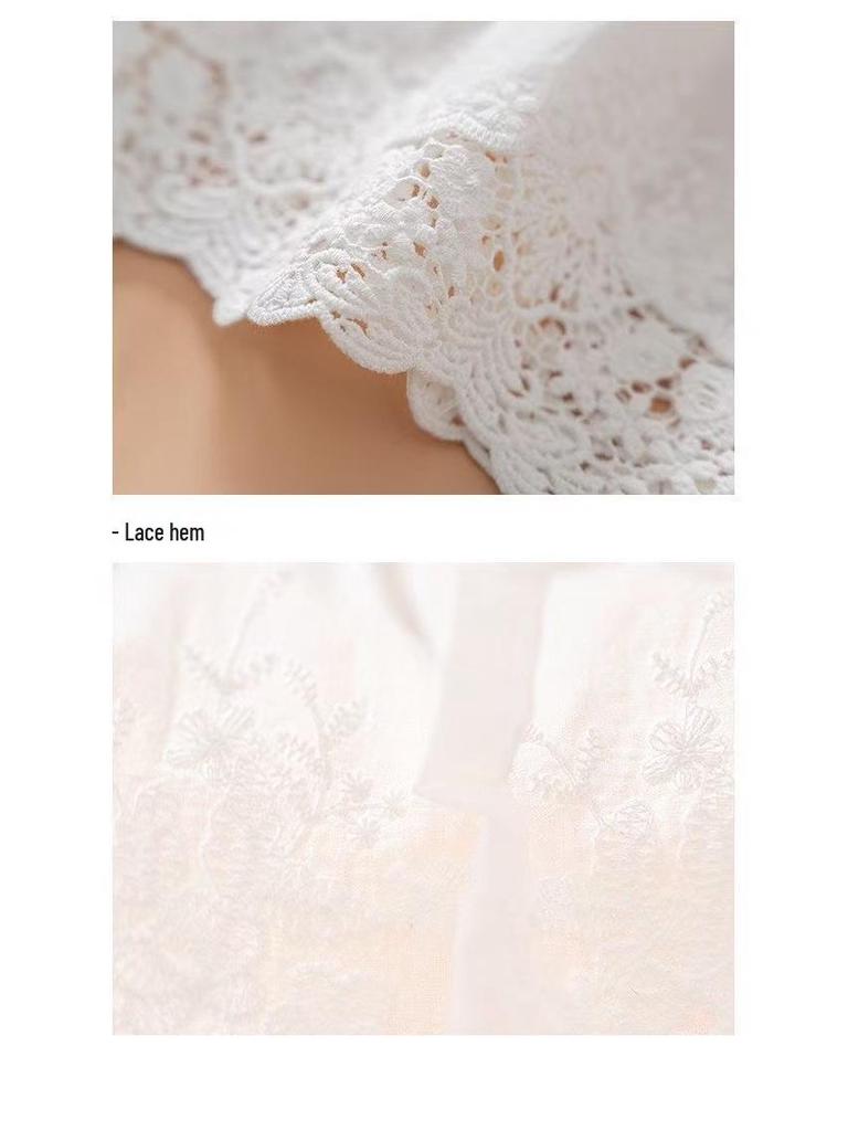 Versatile Mid-Length Lace Skirt: Year-Round Elastic Waist Skirt for Modest Coverage