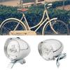 Cycling Bicycle Front Retro Lighting Headlight Headlamp Tail Lamp