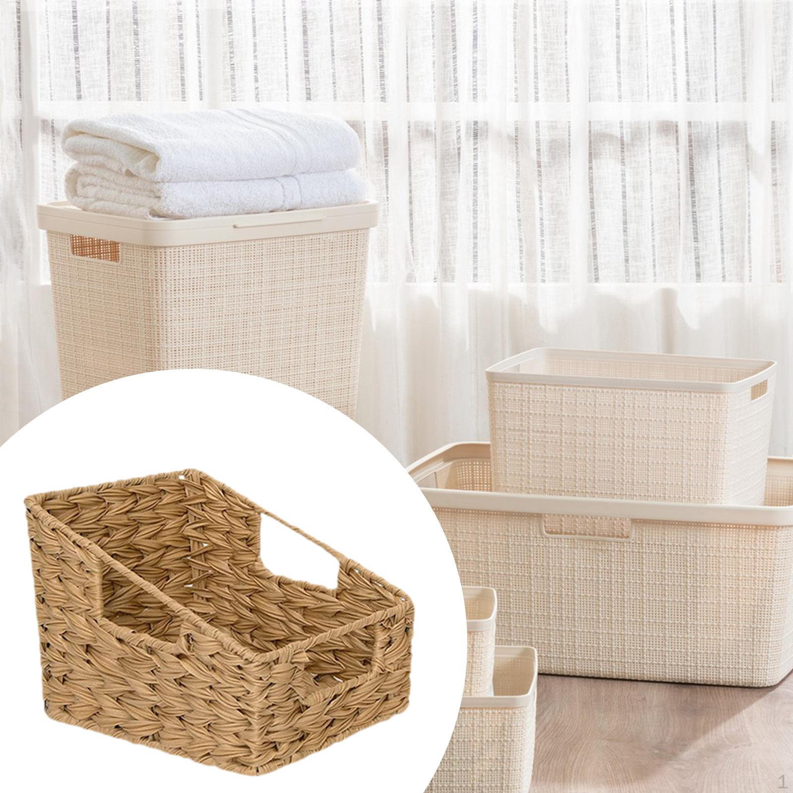 

Декоративный органайзер для хранения вещей в доме, корзины, многофункциональная плетеная корзина трапециевидной формы хаки