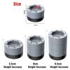 4 Stück Anti-Vibrations-Füße Gummifüße Rutschfest Leise Kratzfest Erhöhung Matte für Waschmaschine Stützdämpfer Stand Zubehör