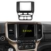 For Dodge RAM 1500 2500 3500 2019-2026 8inch Car Center Console Navigation Panel Carbon Fiber Interior Sticker ABS Accessories QG1
