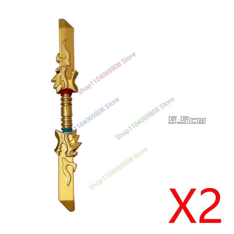 MOC Figurine Accessoires Briques de Construction Épée Fléchette Serpent Doré Bâton Armure Cape Cheveux Films Poupées Briques Compatibles Jouets N12