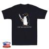 Flight Was Never An Option Sarcastic Penguin With Knife Vintage Men's T-Shirt