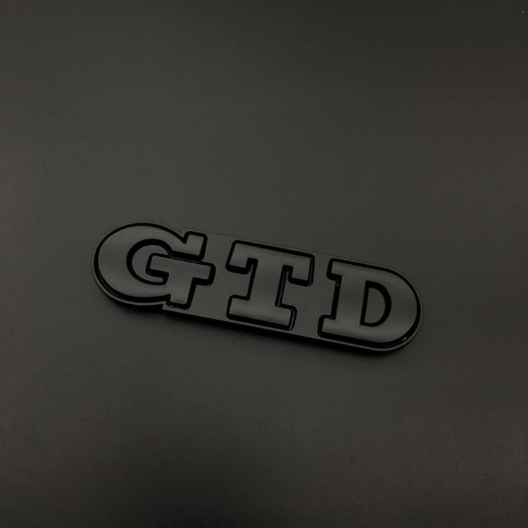 3D Metal GTD Logo Car Stickers Decals Front Hood Grill Emblem Badge for GTD Go-lf 2 4 5 6 7 8 R MK4 MK5 MK6 MK7 MK3 MK2