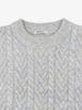 Ousa Heathered Cable Round Knit 3 Colors