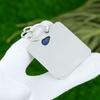 Friendship Day Deal Sterling Silver Pear Sodalite Stone Bezel Wife Boho Pendant