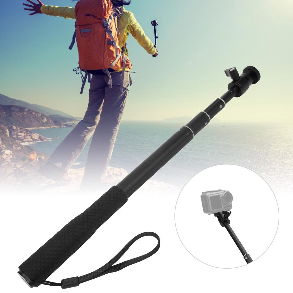 4 Sections Telescopic Selfie Stick with Ballhead for Phone Vlog Video Shooting Live 1 4   Screw Hole