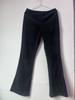 Spring/Summer 2025 Women's High-Waist Slim Fit Corduroy Flare Pants - Solid Color, Elastic Waist, Casual Drape