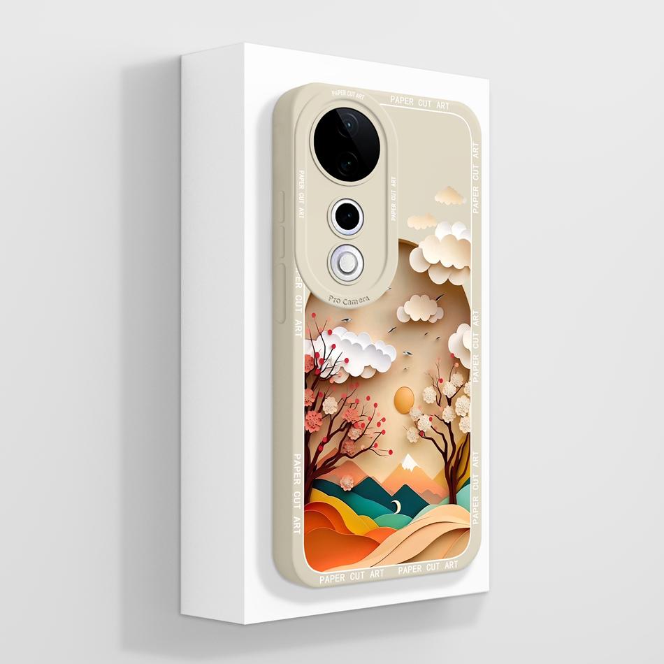 

For Vivo V40 Pro V40E Case For Vivo S19 Pro Phone Case Cute Dinosaur Liquid Silicone Funda Soft Anti Drop Couple Pair Back Cover Vivo S19 Pro