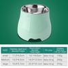 Fenice Haustier-Futter- und Wassernäpfe Hundefutter Wasserspender Edelstahl Haustier-Trinkschale Katzenwelpen Zubehör Kleine Hunde Accessoires