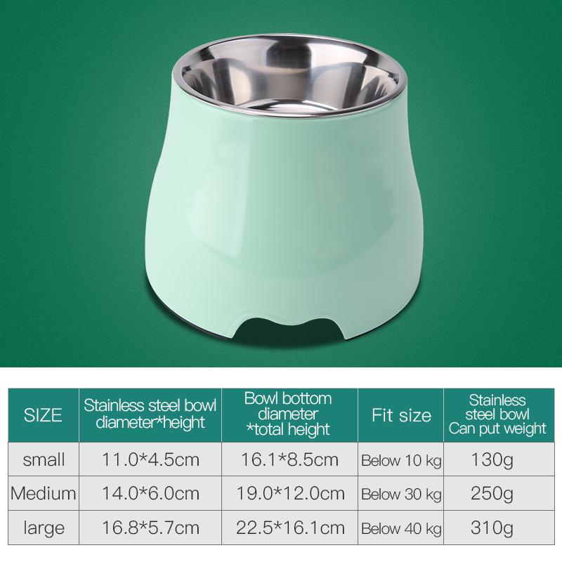 Fenice Haustier-Futter- und Wassernäpfe Hundefutter Wasserspender Edelstahl Haustier-Trinkschale Katzenwelpen Zubehör Kleine Hunde Accessoires