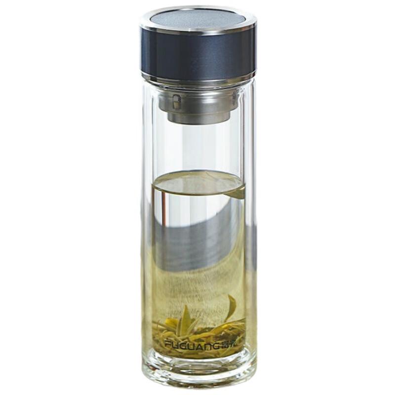 Fuguang Double-Layer Glass Tea Separation Mug