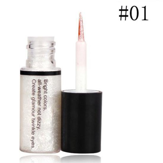 3.5g Glitter Sequins Liquid Eyeliner Shimmer Waterproof Sweat-proof Eye Makeup