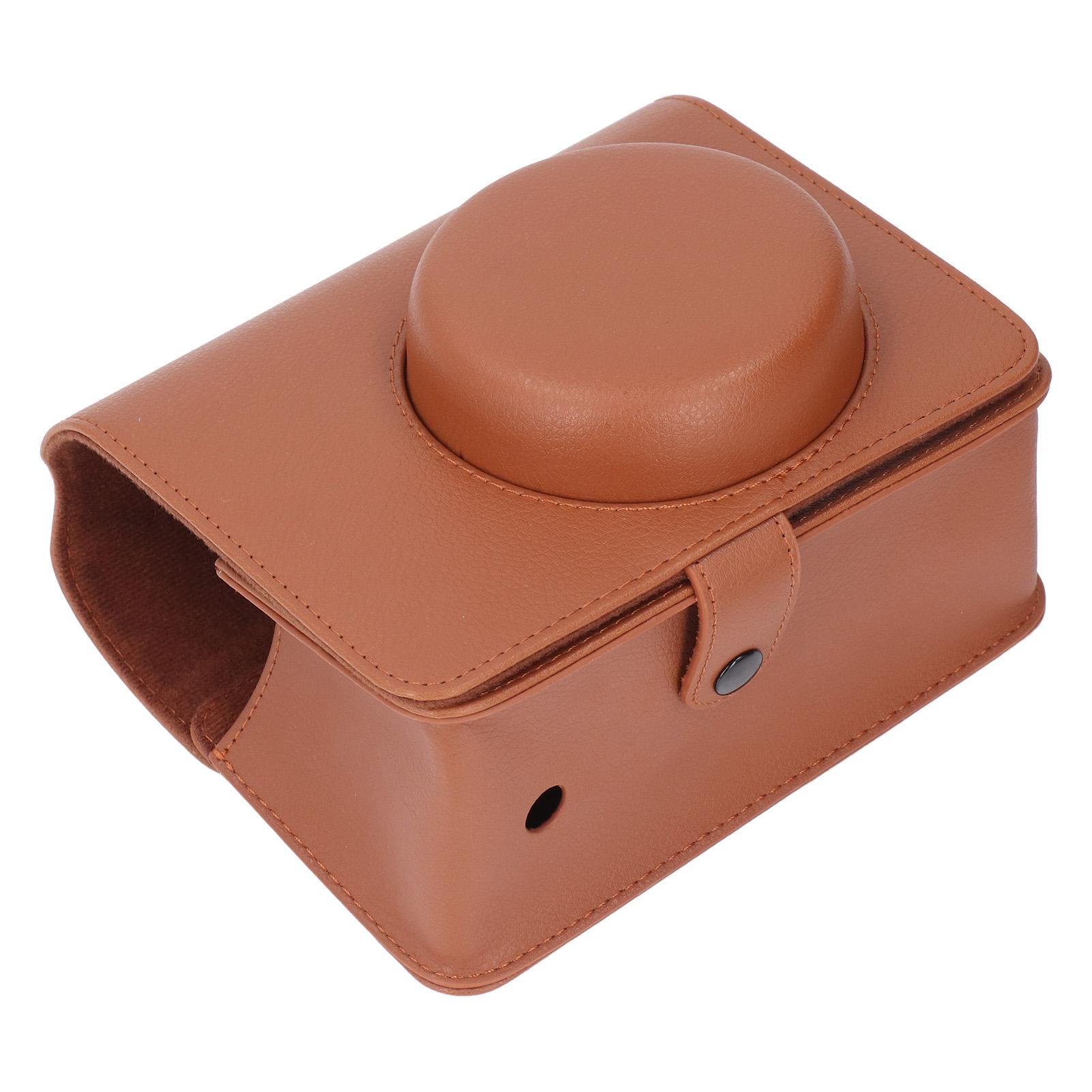 

Camera Case ive Portable Stylish Retro PU Leather Camera Carrying Bag with Removable Strap for Wide 400
