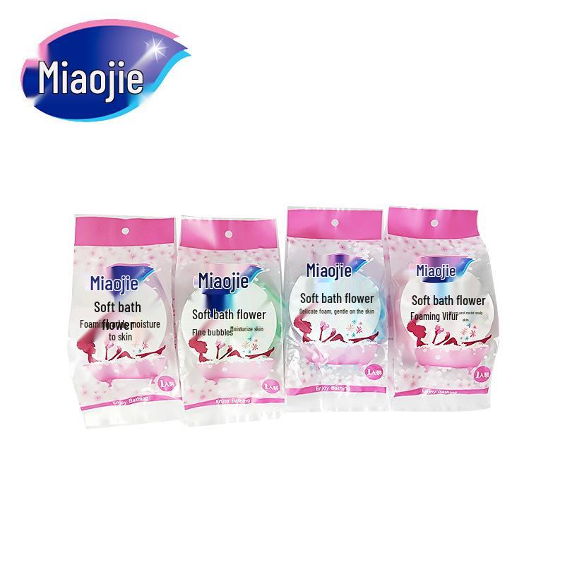 Miao Jie Large Soft Bath Flower Back Scrubber