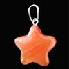 Small Carnelian Star Pendant + 2cm Diameter Chain