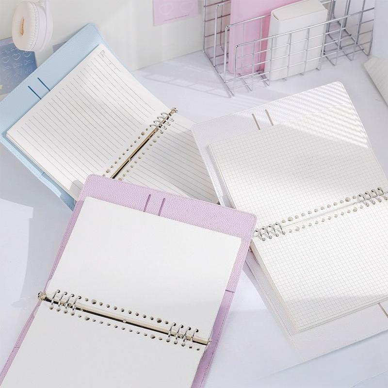 A5 Soft PU DIY Binder Photocards Collect Book Diary Agenda Planner Cover Album Stationery