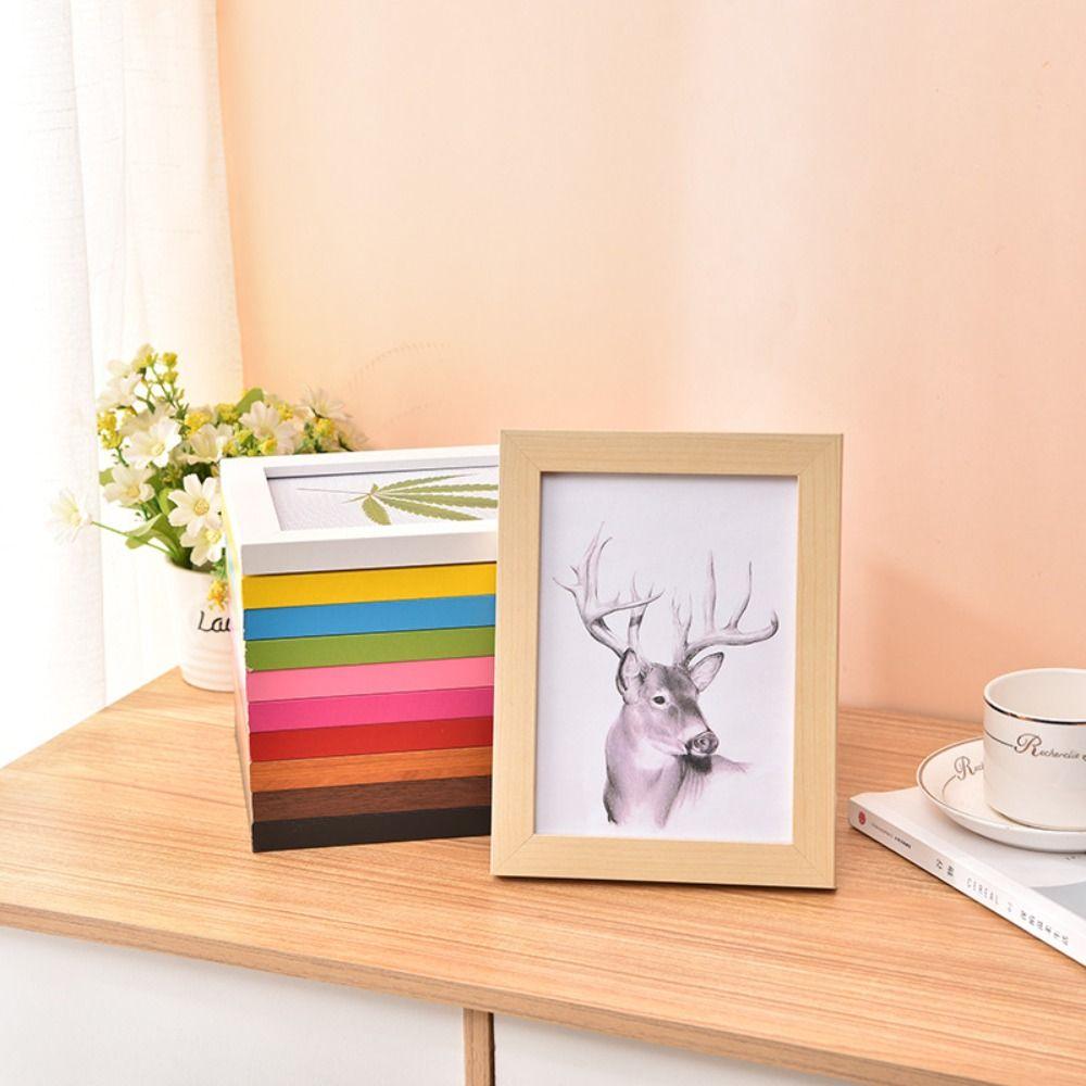 Wooden Picture Frame Handcraft Photo Display Frame High Quality Photo Display Holder  Home Decor