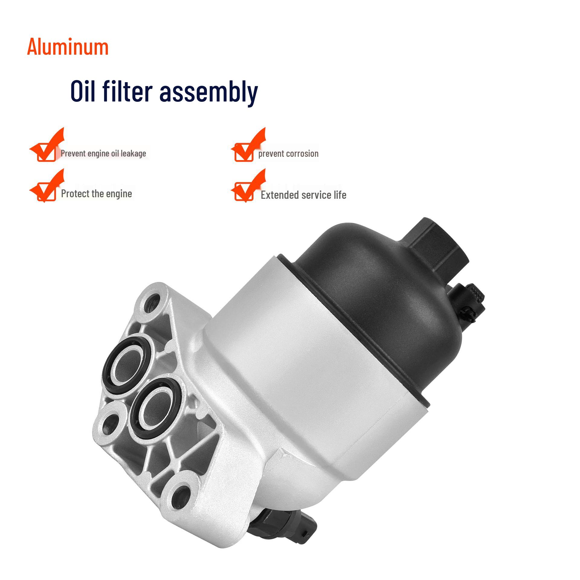 

Kia Engine Oil Cooler & Filter Assembly 26300-2M000 срібний