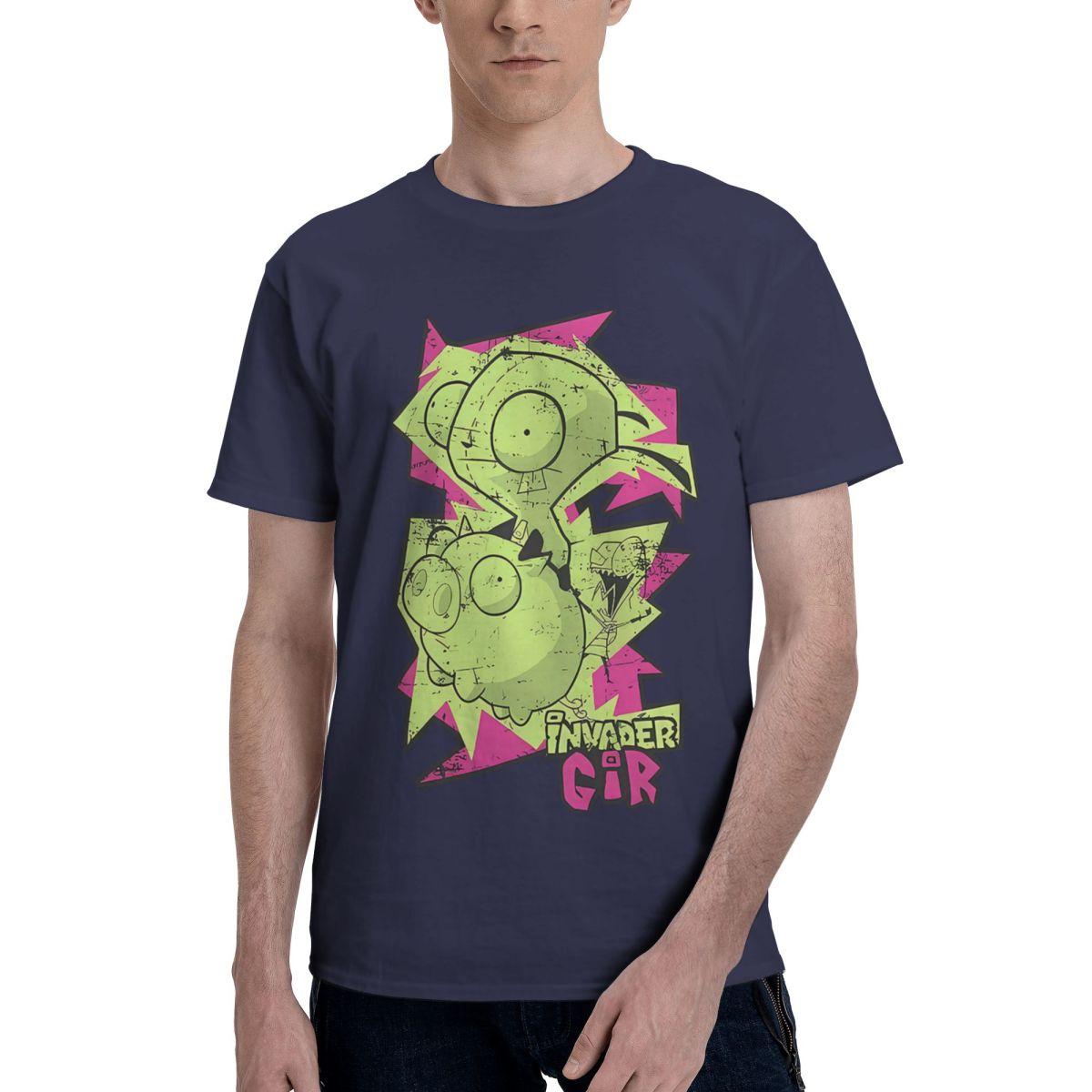 

Gir Invader Of Invader Zim 100 Cotton Casual Breathable Confortable Vintage High End Mens Clothing Funny Gifts 4XL