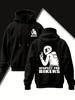 Men Biker Hoodie Respect For Bikers Rider Helmet Graphic Print Loose Fit Vintage Streetwear Pullover Sweatshirt Autumn Winter