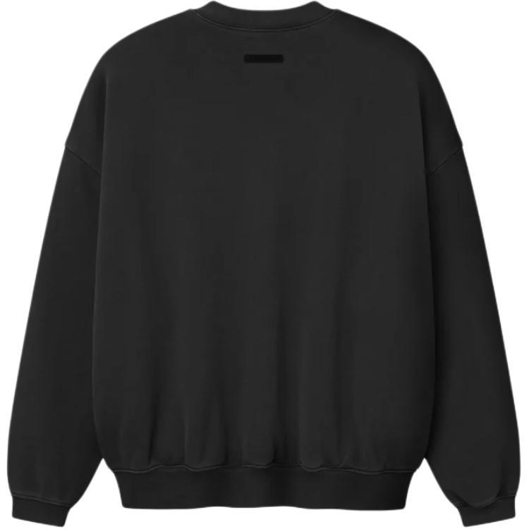 Fear of God Essentials 90s Crewneck Sweatshirt Faded Black Men Tops 192SP264451F