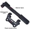 Ultralight Nylon Bicycle Accessories Bracket High Pressure Air Pumps Inflator Bike Tyre Pump