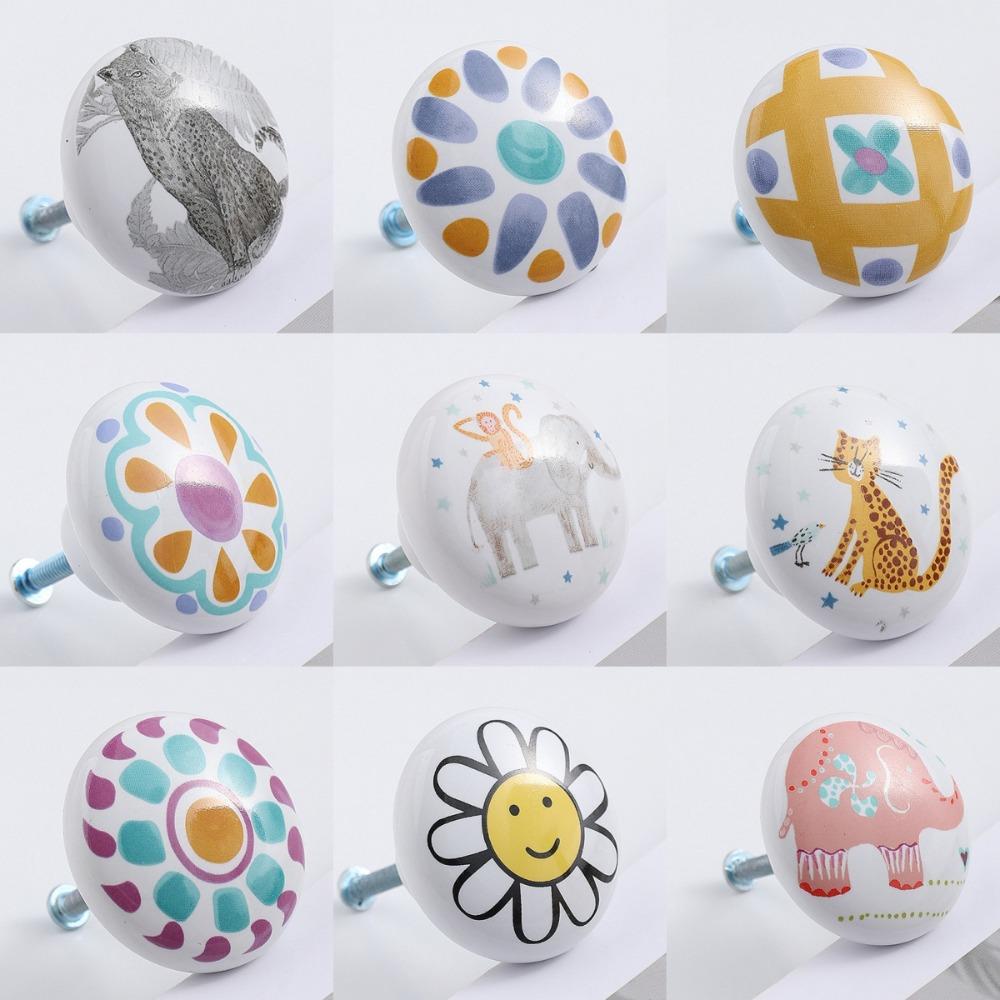 Cupboard Animal Furniture Handles Wardrobe Pulls Cabinets Drawers Knobs  Children's Room