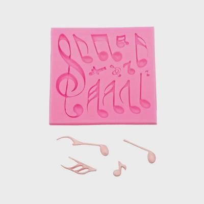 Stampo in silicone fai da te per cioccolato e sapone con note musicali