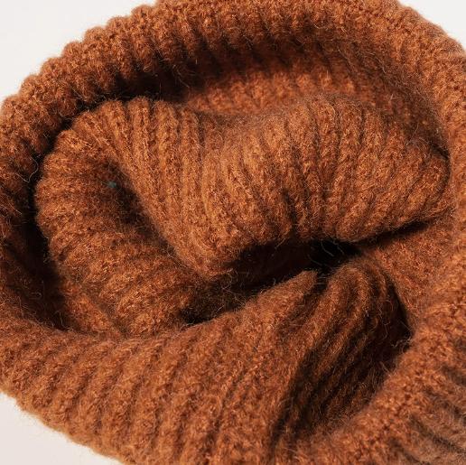 Cross-Border Soft Double Layer Pullover Bare Plate Knitted Warm Dome Hat Acrylic Beanie