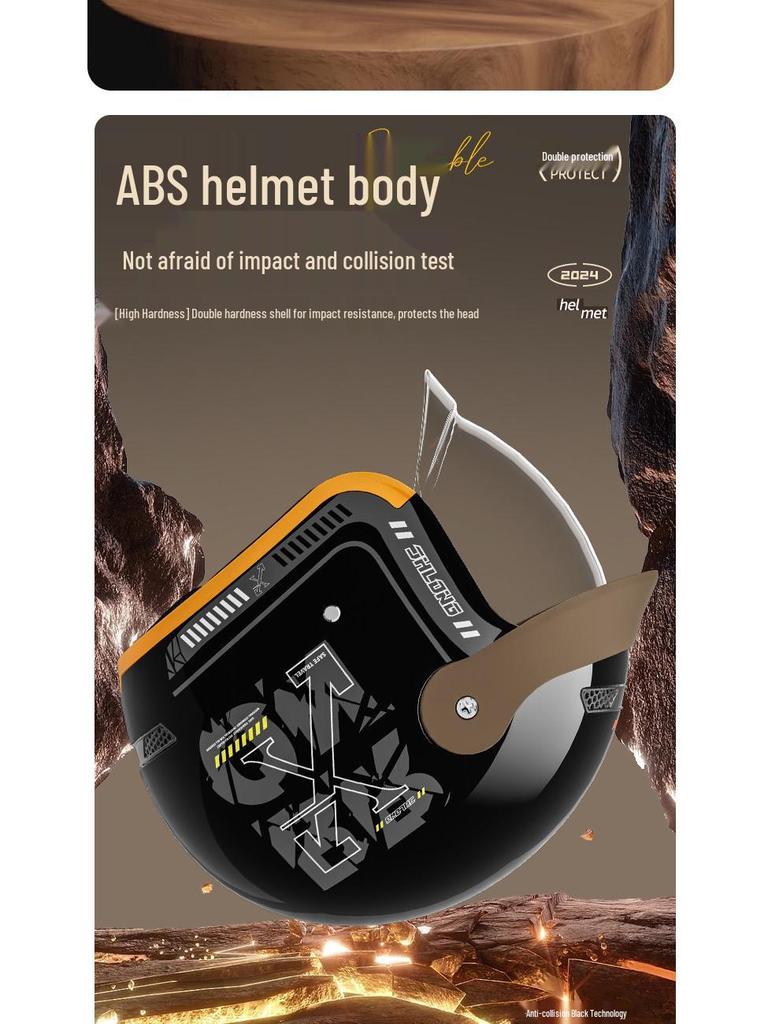 3C Certified Retro Motorcycle Helmet: All-Season Warmth, Safe for Men & Women