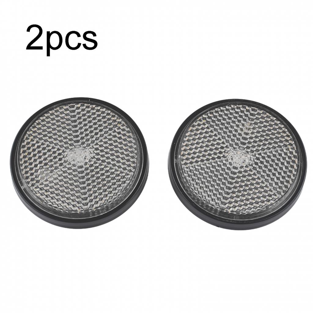High-Visibility Circular Reflector for Trucks and Trailers - Pack of 2