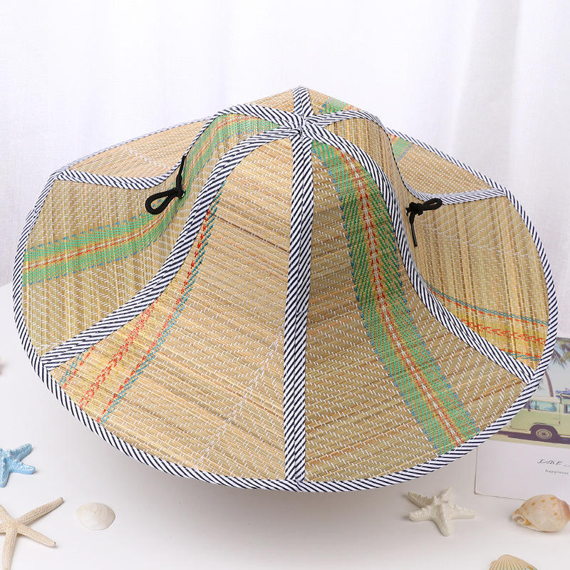 

Горячая распродажа 2025 Новые мужские рыболовные шляпы от солнца для женщин Складная соломенная шляпа Ротанговая Защита от ультрафиолета Шляпа рыбака Большие козырьки чёрный